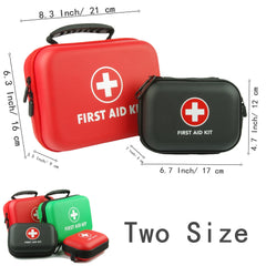 Waterproof PU First Aid Bag – Empty Medical Organizer for Travel, Camping & Emergency Use