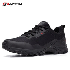 Baasploa Men’s Waterproof Hiking Shoes – Anti-Skid Outdoor Travel Sneakers
