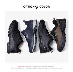 Baasploa Men’s Waterproof Hiking Shoes – Anti-Skid Outdoor Travel Sneakers