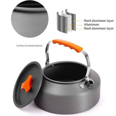 Y1 Camping Kettle – 1.1L Portable Teapot for Outdoor Cooking & Tea Brewing
