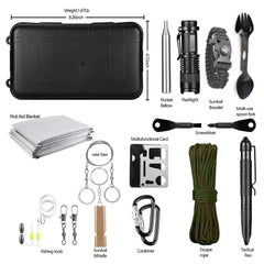 Professional Emergency Survival Kit – Tahttps://admin.shopify.com/store/wildedgeathletics/productsctical Outdoor & First Aid Gear