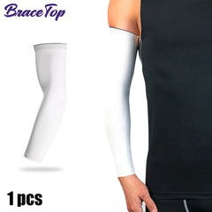 Sport Arm Compression Sleeve – UV Protection for Basketball, Cycling, Running, & More