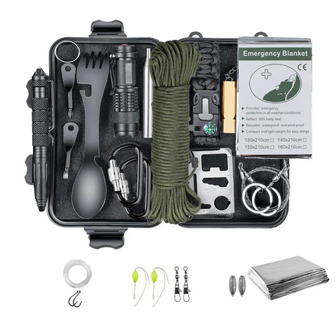Professional Emergency Survival Kit – Tahttps://admin.shopify.com/store/wildedgeathletics/productsctical Outdoor & First Aid Gear