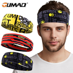 Gothic Skull Sports Headband – Sweat-Wicking Hair Band for Workout & Fitness