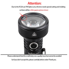 Sofirn IF22A LED Flashlight – 2100lm USB-C Rechargeable Tactical Torch with 680m Throw