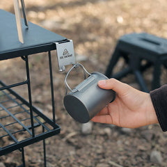 Gas Canister Hook – Stainless Steel Stove Tank Hanger for Camping Tables