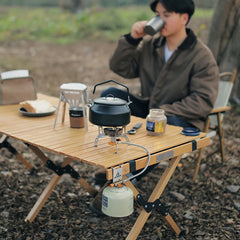 Gas Canister Hook – Stainless Steel Stove Tank Hanger for Camping Tables
