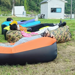 Fast Inflatable Air Sofa Bed – Portable Lazy Beach Lounger (240×70cm)