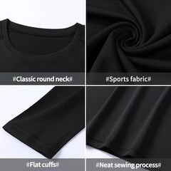 Men’s Compression Sports Set – Long Sleeve & Tights