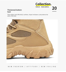 Men’s Tactical Field Boots – Lightweight, Non-Slip Outdoor Footwear
