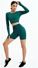WAREBALL Seamless Women’s Yoga Set – 2/3/4 Piece Gym Outfit