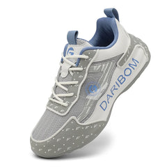 Running Shoes Men Breathable Shockproof Marathon Sneakers Lace-up Ultralight Sports Casual Shoes Work Tennis Athletic Footwear