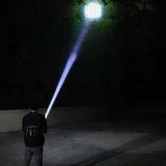 SMILING SHARK Mini Flashlight – High Brightness with Zoom & Side Floodlight