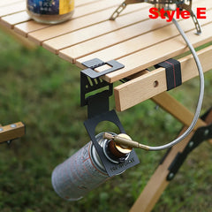 Gas Canister Hook – Stainless Steel Stove Tank Hanger for Camping Tables