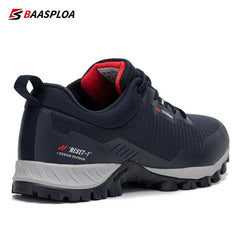 Baasploa Men’s Waterproof Hiking Shoes – Anti-Skid Outdoor Travel Sneakers