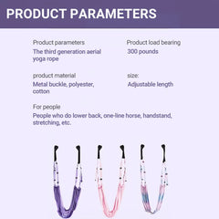Aerial Yoga Strap & Hammock – Flexibility Trainer for Stretching & Inversion