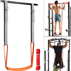 Adjustable Pull-Up Assist Band – Power Resistance for Home Fitness