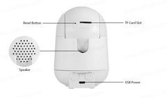 Fuers 5MP Tuya WiFi Camera – Smart Indoor IP Baby Monitor with AI Tracking