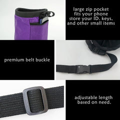 Waterproof Chalk Bag – Magnesia Sack for Climbing, Bouldering & Weight Lifting