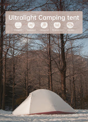 BISINNA Ultralight Backpacking Tent – 1-2 Person 20D Nylon Waterproof Camping Tent for Hiking, Travel, and Cycling