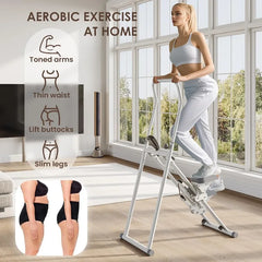 Compact Folding Stair Stepper – Full-Body Home Cardio Machine