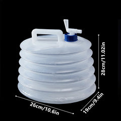 Portable Foldable Water Carrier – 5/10/15L Collapsible Container for Camping & Emergencies