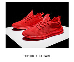 Men’s Lightweight Breathable Sneakers – Casual Walking & Gym Shoes