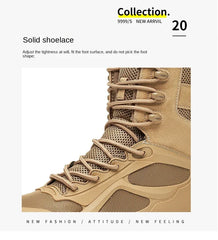 Men’s Tactical Field Boots – Lightweight, Non-Slip Outdoor Footwear