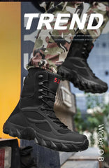 Men’s Tactical Field Boots – Lightweight, Non-Slip Outdoor Footwear