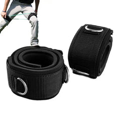 Adjustable Thigh & Ankle Straps for Cable Machines – Padded D-Ring Leg Cuffs for Strength Training