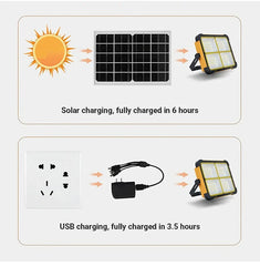 Portable Solar LED Lantern – Rechargeable Camping Tent Light for Outdoor & Emergency Use