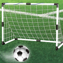 Football Goal Post Frame Set Sports Toy Folding Soccer Goal Net Inflatable Football for Outdoor Team Sports Soccer Accessories
