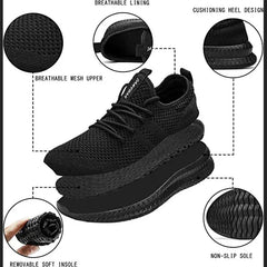 Men’s Lightweight Breathable Sneakers – Casual Walking & Gym Shoes