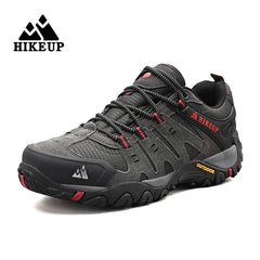 HIKEUP Men’s Suede Tactical Hiking Shoes – Outdoor Trekking Sneakers