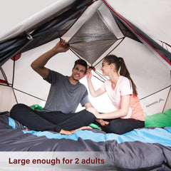 ortable Beach Sunshade TeBISINNA 2-Person Ultralight Waterproof Camping Tent with Free Mat – Double-Layer 20D Nylon for Hiking & Backpackingnt – UV-Protective Automatic Pop-Up Shelter for Adults & Kids