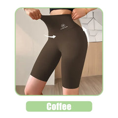 Women’s High-Waist Sports & Yoga Shorts (M–XL)