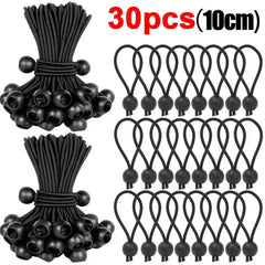 Elastic Bungee Ball Cords – Heavy Duty Tarp Tie Downs for Outdoor Use