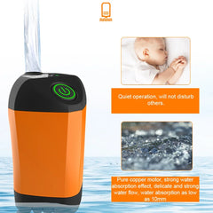 Portable Camping Shower – IPX7 Waterproof Electric Pump with Digital Display