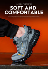 Men’s Safety Work Shoes – Anti-Smash, Anti-Puncture with Rotating Button