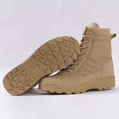 Men’s Tactical Combat Boots – Outdoor, Hiking & Work Safety Footwear