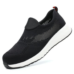 Lightweight Steel Toe Work Sneakers – Breathable Safety Shoes for Men & Women