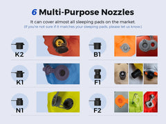 FLEXTAILGEAR ZERO PUMP – Portable Electric Air Pump for Camping Gear