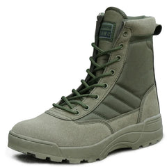 Men’s Tactical Combat Boots – Outdoor, Hiking & Work Safety Footwear