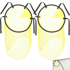 Foldable Football Target Net – 17x28in Soccer Training Goal Attachment