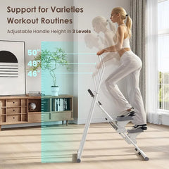 Compact Folding Stair Stepper – Full-Body Home Cardio Machine