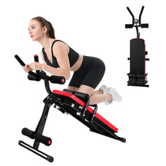 Foldable Ab Workout Machine – Adjustable Home Gym Trainer