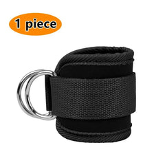 Double D-Ring Ankle Straps for Cable Machines – Glute & Leg Workout Cuffs
