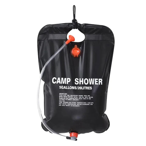 20/40L Solar Shower Bag – Foldable Outdoor Water Bag for Camping & Bathing