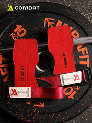 1 Pair Cowhide Gym Grip Pads – Anti-Slip Weightlifting Palm Protectors