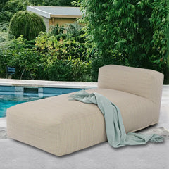 Outdoor Bean Bed Lounger – Comfy Foam-Filled Patio & Poolside Sofa
